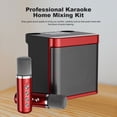 thumbnail image 4 of Máquina de Karaoke con 2 micrófonos inalámbricos altavoz cantante de 10W para adultos/niños, 4 of 8