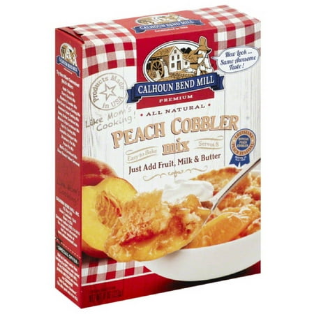 Calhoun Bend Mill Peach Cobbler Mix, 8 oz, (Pack of