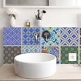 thumbnail image 2 of Etiqueta De De 3D Etiqueta, Autoadhesivo Mural Mosaico Papel De Pared, Conjunto De Paneles De Decoración para hogar, Calcomanías De Tipo C Colco Azulejos de vinilo adhesivos de mosaico, 2 of 8