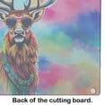 thumbnail image 5 of Carolines Treasures DAC4045LCB 15 x 12 in. Unisex Hippie Animal Stag Deer Glass Cutting Board, 5 of 5