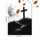 thumbnail image 3 of Qisvanset Framed Canvas Wall Art 12x16 Inch Lamentations New Mercy Bible Verse Wall Art, 3 of 5