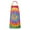 Colorful Rainbow Tie-1, variant on Rainbow Tie Dye Radial Pattern Apron-Garden Aprons for Women with Pockets-Cotton Linen Waterproof Kitchen Cooking Gardening Aprons Adjustable for Kitchen,Cooking,BBQ and Salon 33x27 Inch