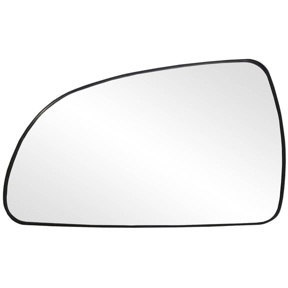 33160 - Fit System Driver Side Heated Mirror Glass w/ backing plate, Hyundai Sonata 07-10, 4 11/ 16" x 7 7/ 16" x 8 1/ 16"