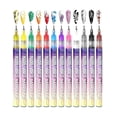 thumbnail image 5 of Fine Tips 3D Nail Art Mader Pens, 12 Colors 0.5MM Nail Polish Pens Nail Graffiti Dotting Pen Drawing Painting Liner for Home Salon DIY, 5 of 5
