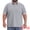 Light Gray, variant on DARING DIVA Men's Big Tall Contrast Color Short Sleeve Button Down Polo XL White