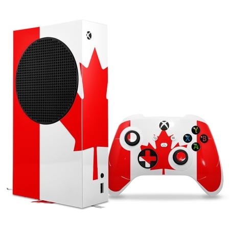 WraptorSkinz Skin Wrap compatible with the 2020 XBOX Series S Console and Controller Canadian Canada Flag (XBOX NOT INCLUDED)