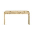 thumbnail image 3 of Harper & Bright Designs Arched Console Table with Stroage , Minimalist Wood Entryway Table with Drawers for Entryway and Living Room , Natural, 3 of 9