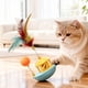 thumbnail image 1 of Juguete para gatos con plumas que se mueven solos, con bolas que giran 360 grados y una combinación de juguetes interactivos para gatos. Ideal para gatos de interior. Juguete interactivo de plástico., 1 of 6