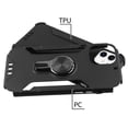 thumbnail image 2 of Apple iPhone 12 MINI /5.4" Ring Stand Hybrid Rugged Heavy Duty Armor 2 layers with Car Air Vent Grip Mount Rotation Ring Holder fit Magnetic Car Mount [Black] Phone Cover Fit iPhone 12 Mini, 2 of 6