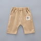 thumbnail image 5 of Oso bordado Ropa para niños Pantalones cortos de manga corta de verano Azul oscuro, 5 of 8