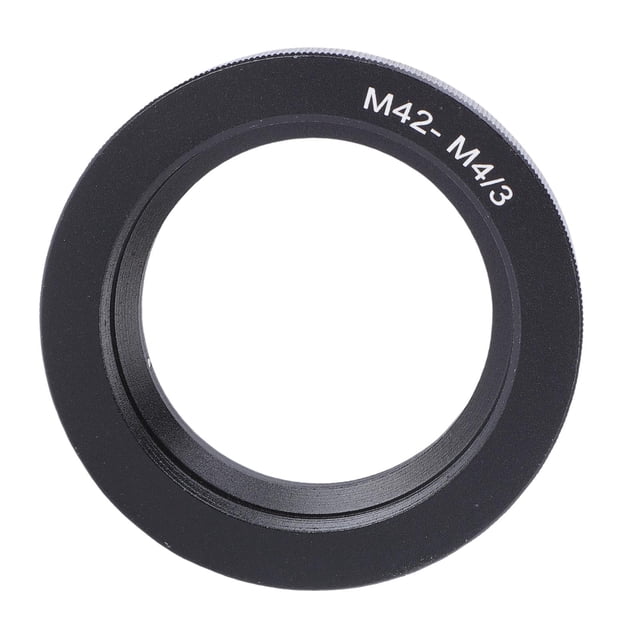 Adaptador De Montaje De Lente M4/3 M42 A M4/3, Lente Delgada De aleación De Aluminio M42 A Adaptador De Lente De Cámara M4/3 Para Cámara Sin Espejo