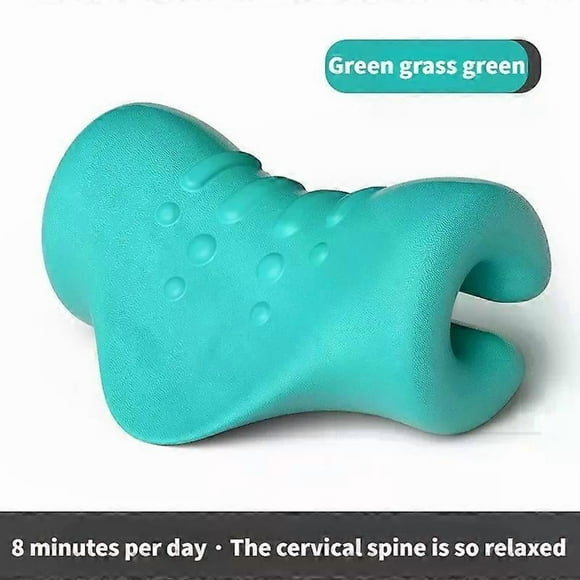 Neck Shoulder Stretcher Relaxer Cervical Chiropractic Traction Device Pillow Pain Relief Cervical Massage Pillow Muscle Relieve