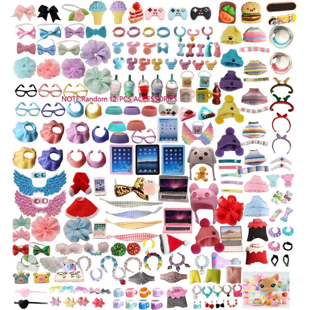Paquete de accesorios INPETS para gatos y perros LPS (12 unidades)