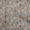 thumbnail image 1 of oneOone Viscose Jersey Light Brown Fabric Asian Block Floral Sewing Fabric By The Yard Printed Diy Clothing Sewing Supplies 60 Inch Wide, 1 of 4