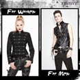 thumbnail image 4 of Cinturón con tachuelas XZQTIVE Metal Punk Rock Rivet para mujer/hombre, 4 of 6