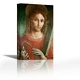 thumbnail image 1 of Jesus With Cross and Crown of Thorns - Contemporary Fine Art Giclee on Canvas Gallery Wrap - wall décor - Art painting - 15 x 27 Inch - Ready to Hang, 1 of 2