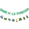 Golf Bachelor Party Decorations, Same Hole Forever Golf Banner, Funny Bachelor Party Supplies
