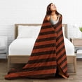 thumbnail image 5 of Red Watercolor Geometry Throw Blanket,Super Soft Anti-Pilling Flannel Bed Blankets, 40"x30", 5 of 8