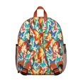 thumbnail image 2 of Constellation Butterfly Student Backpack – Night Sky Pattern with Watercolor Wings and Floral Fantasy Aesthetic Design, 2 of 5