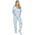 thumbnail image 4 of Footed Pajamas -  Frosty Winter Adult Hoodie Fleece One Piece - Adult - Small Adult Plus Size/Wide (Fits 5'3 - 5'6"), 4 of 4