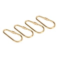 thumbnail image 3 of Gancho para Llavero con Bloqueo de Tornillo DIY 4 Piezas Clip de Bloqueo con Tornillo de Latón para Colgar Llaves Botellas Conectando Tiendas de Campaña, 3 of 12
