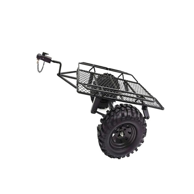 maskred Robuste Remorque Poids Lourds pour Accessoire Camion sur Chenilles D90 SCX10 4 RC Longue Durée