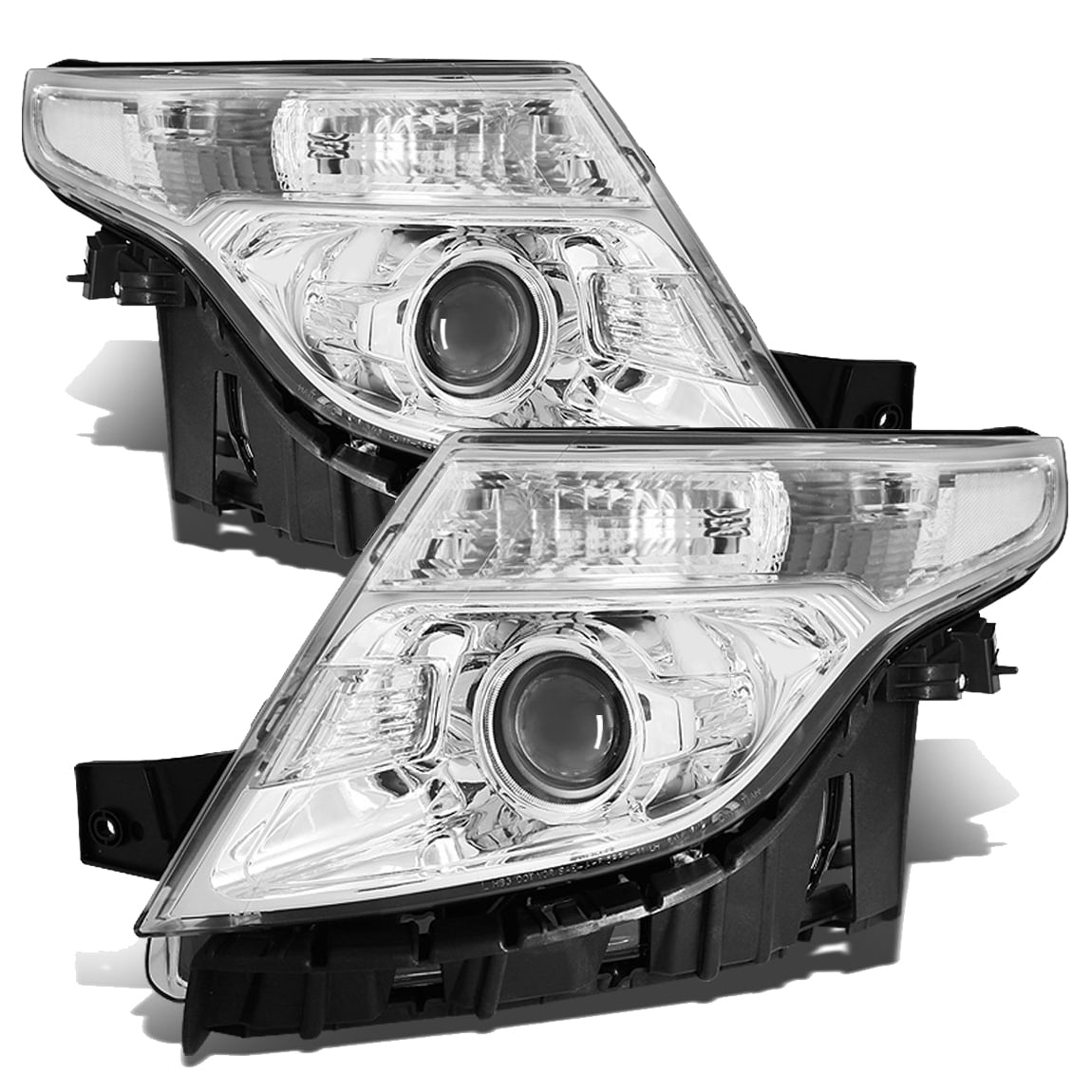 For 1115 Ford Explorer Chrome/Clear Crystal Headlights Replacement