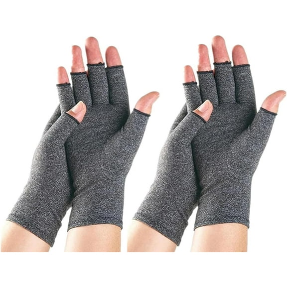 Jtbuh XLY 2 Pairs Bamboo Arthritis Gloves for Men Women,Compression Glove,Premium Bamboo Gloves,Compression Gloves for Arthritis