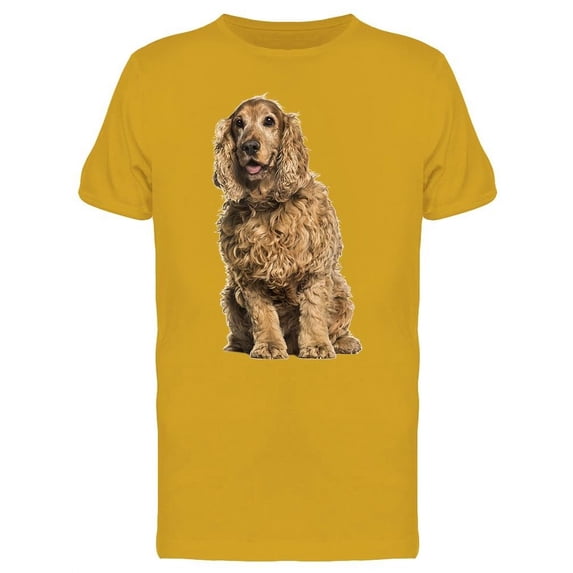 Fluffy Cocker T-Shirt Men -Image by Shutterstock, Male 3X-Large