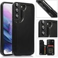 thumbnail image 2 of Wallet Case for Samsung Galaxy A14 5G, Slim PU Leather Case with Card Slots Kickstand Magnetic Clasp Durable Shockproof Flip Folio Cover - Black, 2 of 16