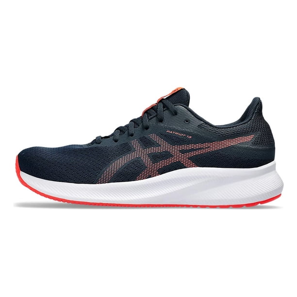 Tenis Asics Patriot 13 Para Correr Hombre Azul Rojo 1011B485408 azul marino 27