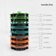 thumbnail image 3 of Vogacara 8 piezas lente de anteojos reemplazo interlineal medio marco gafas línea de inserción DIY artesanía mantenimiento repuestos Cuidado de ojos, 3 of 6