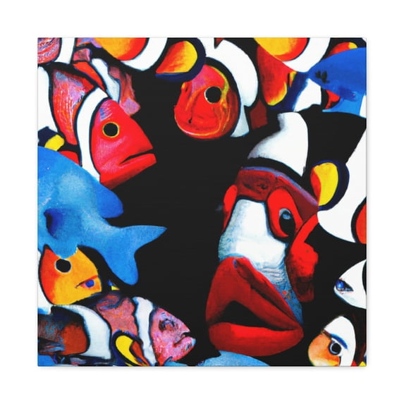 Clownfish in Hyperrealism - Canvas
