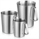 thumbnail image 1 of 3 Tazas Medidoras de Acero Inoxidable, Jarra de Metal con Marcas en Oz y Ml, 16 Onzas, 32 Onzas y 64 Onzas., 1 of 5