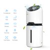 Air Purifier HEPA Filter Remove Formaldehyde Benzene Dust Smoke Smelling Odor Low/ High Speed Rechargable Quiet Air Freshener for Room Wardrobe Kitchen Car Pet Bed