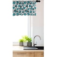 thumbnail image 3 of Ambesonne Butterflies Window Valance, Striped Spring Insect, 54" X 18", Sky Blue Black White, 3 of 3