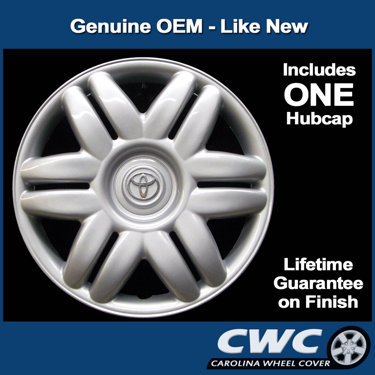 Pre Owned OEM Hubcap for Toyota Camry 2000 2001