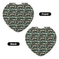 thumbnail image 2 of Uemuo UAE Travel1 1 Print Compact Portable Pocket Makeup Mirror - Leather Cover, Elegant Travel Cosmetic Mirror for Purse, Pocket, and Handbag-Heart Shape, 2 of 9