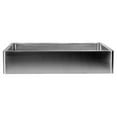 thumbnail image 2 of Eden Bath EB_SS004SV Rectangular 18.7 x 15.75-in Vessel Sink with Rim in Silver, 2 of 7