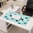thumbnail image 3 of Long Mouse Pads for Desk,Light Blue Dinosaurs Geometric Pattern Desk Mats on Top Of Desks, Desk Mouse Pad Extra Large with 3mm Non-Slip Base and Stitched Edge for Gaming,Office,Work,Home 31.5"x15.7", 3 of 6