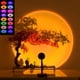 thumbnail image 1 of Lámpara de puesta de sol, puerto USB, luz de proyector LED, luz de ambiente de visión romántica giratoria de 360°, adecuada para fotografía, selfie, decoración de sala de estar, 1 of 7
