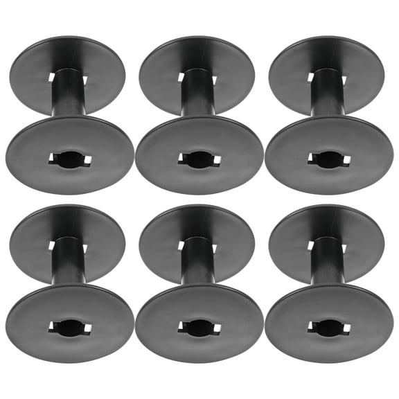 GOOHOCHY 6-Pack Portable Replaceable Empty Thread Bobbins Spools for Professional Sewing Supplies