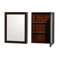 thumbnail image 3 of HomeStock Sophisticated Simplicity 80 Inch Double Bathroom Vanity in Espresso, Carrara Cultured Marble Countertop, Undermount Square Sinks, Medicine Cabinets, 3 of 3