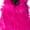 Pink Sherbet/S Black, variant on Widgeon Girls' Faux Fur Hooded Ear Vest, Pink Sherbet/S Black, Size: 2