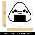 thumbnail image 2 of Kawaii Cute Onigiri Rice Ball Self-Inking Rubber Stamp Ink Stamper - Fuchsia Ink - Mini 1/2 Inch, 2 of 7