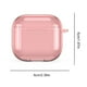 thumbnail image 4 of Funda Protectora Transparente Con Mosquetón TPU para Airpods 4 (Transparente) Rosa, 4 of 5