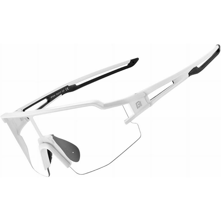 RockBros Men Women Sport Sunglasses Cycling Glasses Photochromic Eyewear  Color-changed Riding Fishing Running UV400 with Myopia 