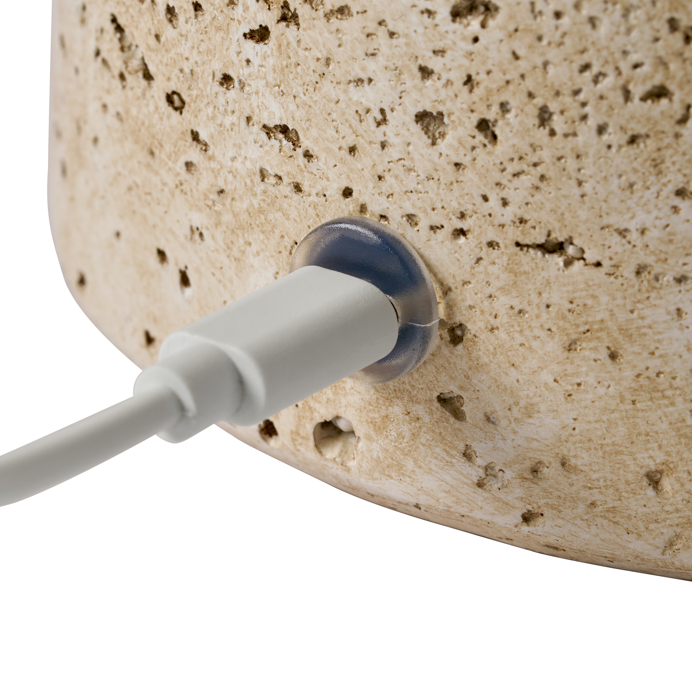 Better Homes & Gardens Rechargeable 14 In Stone Gourd Table Lamp photo 6