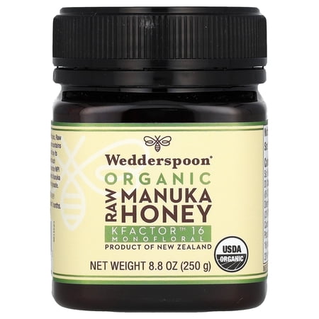 Wedderspoon Organic Raw KFactor 16 Manuka Honey  8.8 oz
