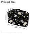 thumbnail image 6 of HELLHERO Light Clothes Iron Storage Case Skulls Daisies Easy Storage Cleaning Fits Traveling Outing Halloween(Bag Only), 6 of 6